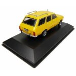 Voiture de collection miniature renault 12 break jaune de 1973 1 / 43 m�tal