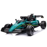 Voiture de course lectrique enfant - 12v tlcommande effets sonores et bluetooth - vert