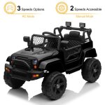 Voiture �lectrique 12v / 4. 5ah pour enfants t�commande 2. 4g103�57. 5�30cmnoir