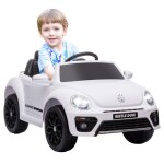 Voiture lectrique 12v - aiyaplay - sous licence volkswagen beetle - tlcommande - vitesse 3 - 5 km ...