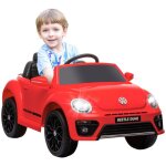 Voiture lectrique 12v - aiyaplay - sous licence volkswagen beetle - tlcommande - vitesse 3 - 5 km ...