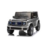 Voiture �lectrique 12v mercedes - benz eqg grise t�l�commande 24 ghz usb / aux batterie lithium 2x35w ...