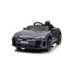 Voiture �lectrique audi rs e - tron gt - lalaho - pour enfants 3 � 5 ans - 103 x 58 x 41 cm - gris