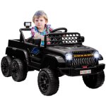 Voiture lectrique enfant - aiyaplay - modes 4x4 et 2x2 - avec tlcommande 2. 4ghz 2 moteurs 12 v remorque ...