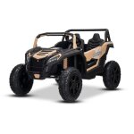 Voiture lectrique enfant buggy 24v 2 places utv xxl khaki bluetooth lecteur mp3 entre usb / sd batterie ...