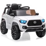 Voiture �lectrique enfants - promiracal - suspension � ressort - t�l�commande parentale - phares led ...