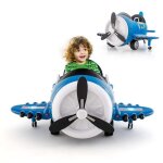 Voiture �lectrique en forme davion enfant dreamade avec t�l�commande 24g aile pliable h�lice rotative ...