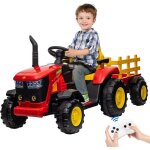 Voiture électrique tracteur enfants 12v remorque amovible double moteur 35wrouge 18 mois et plus30 kg ... Voiture électrique tracteur enfants 12v remorque amovible double moteur 35wrouge 18 mois et plus30 kg ...