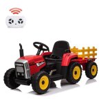 Voiture lectrique12v tracteur lectrique enfants avec pelle & remorque amovible vhicule lectrique ...