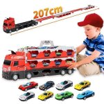 Voiture enfant - garage voiture enfants - camion catapulte pliable - avec 8 voitures � tirer en alliage ...