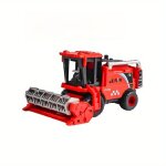 Voiture jouet � inertie - mod�le moissonneuse - batteuse - rouge - 3 ans +