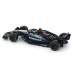 Voiture de formule 1 - mercedes - gp f1 w15 - �chelle 1:43 - couleur noir / vert - avec casque
