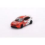 Voiture miniature 1 / 64 - mini gt - honda civic type r pace car 2023 - rouge - m�tal - packaging inclus ...