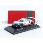 Voiture miniature de collection - ixo - porsche 911 (991) rsr gte - le mans 2018 - blanc / rouge / noir ...