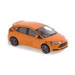 Voiture miniature de collection - maxichamps 1 / 43 - ford focus st - orange metallic