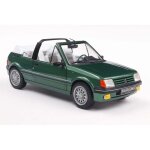 Voiture miniature de collection - solido - peugeot 205 cti 1986 - �chelle 1 / 18 - vert m�tallis� - mont� ...