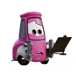 Voiture miniature - mattel - htx99 - disney cars - die - cast 1:55 - couleur rose