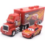 Voiture pixar cars 3 - mcqueen - ensemble mcqueen - rouge - plastique - jouet pour garon