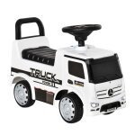 Voiture porteur enfants - homcom - licence mercedes benz 12 - 36 mois coffre klaxon phares blanc