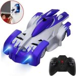 Voiture rc mur descalade - zgeer - spiderman - rotation 360 - enfant 6 - 10 ans - bleu