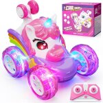 Voiture telecommand� enfantrc stunt car 360�rotation jouet fille 3 � 6 ans licorne jouet cadeau anniversaire ...