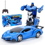 Voiture tlcommande 2 en 1 ? robot transformable et voiture radiocommande cadeau pour enfants 3 ans ...