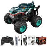 Voiture t�l�command�e 24 ghz 20 km / h dinosaure monster truck telecommande 1:20 dinosaures monster truck ...