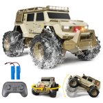 Voiture t�l�command�e 24 ghz port�e de 45 m v�hicule tout - terrain �tanche avec 2 batteries pour gar�ons ...
