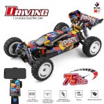 Voiture tlcommande 4x4 sans balais - 75km / h moteur puissant batterie 7. 4v 2200mah - suspension ...