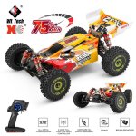 Voiture tlcommande 4x4 tout - terrain - sans balais 75km / h - suspension hydraulique - batterie 7. ...
