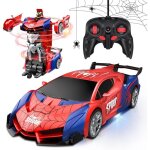 Voiture t�l�command�e enfant jouet voiture radiocommand�e transformable rc car jeux fille garcon 3 4 ...