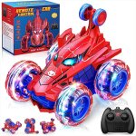 Voiture tlcommande enfantsjeux spider monster truck telecommande avec lumire2. 4ghz rc voitures radiocomma ...