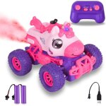 Voiture tlcommande licorne pour enfantvoitures tlcommand licorne monster truck pour fillerc monstertruck ...