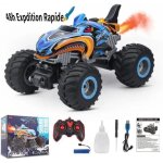 Voiture t�l�command�e - rc monster truck �chelle 1:16 - tout - terrain - pulv�risation brumisation arri�re ...