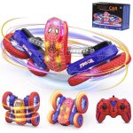 Voiture tlcommande spider cascade360rotation rc camion car radiocommandee avec spectacle de lumire ...