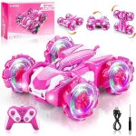 Voiture tlcommande spider cascade enfant rc camion radiocommandee rose monster truck jouet garcon ...
