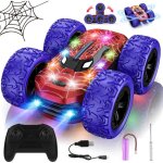 Voiture tlcommande tout terrain - swapy - voiture rc 4x4 cascade 360 led ? monster truck spider enfant ...