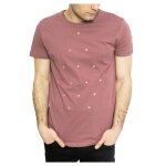 Volcom - t - shirt manches courtes - vieux rose - s - rose - tee - shirts &amp d�bardeurs homme