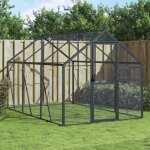 Voli�re anthracite 179x3x185 m aluminium