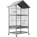 Voliere - cage oiseau - mtal - toys selling - 80 x 60 x 167cm - noir