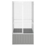 Volière pour canaries perroquet mvs - cage à oiseaux gris 111x107x2115 cm acier galvanisé - shop85482153 ... Volière pour canaries perroquet mvs - cage à oiseaux gris 111x107x2115 cm acier galvanisé - shop85482153 ...