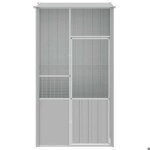 Volière pour canaries perroquet mvs - cage à oiseaux gris 115x78x200 cm acier galvanisé - shop38734834 ... Volière pour canaries perroquet mvs - cage à oiseaux gris 115x78x200 cm acier galvanisé - shop38734834 ...