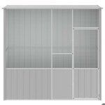 Volière pour canaries perroquet mvs - cage à oiseaux gris 215x78x200 cm acier galvanisé - shop37380543 ... Volière pour canaries perroquet mvs - cage à oiseaux gris 215x78x200 cm acier galvanisé - shop37380543 ...