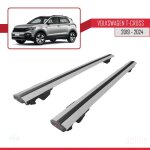 Porte - bagages de toit - volkswagen - t - cross (c11) - aluminium - 2 barres - verrouillable
