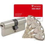 Volt - cylindre de serrure 30x30 mm nickel� 6 goupilles haute s�curit� - portes int�rieures portes ext�rieures ...