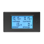 Voltmetre amperemetre dc 6. 5 - 100v 20a tensionmetre wattmetre testeur tension courant puissance nergie ...