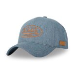 Vondutch casquette baseball jean homme - baseball - bleu marron - visière arrondie Vondutch casquette baseball jean homme - baseball - bleu marron - visière arrondie