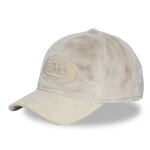 Vondutch casquette baseball pile femme - baseball - beige - visi�re arrondie