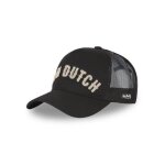 Vondutch casquette trucker buckl garon - trucker - filet rigide - noir beige - visire arrondie