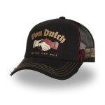 Vondutch casquette trucker crew homme - trucker - filet rigide - noir marron rouge blanc - visi�re arrondie ...
